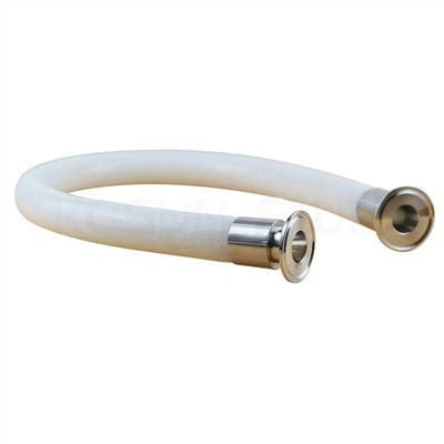 Silikona gumijas šļūtene ar tri skavas stiprinājumu